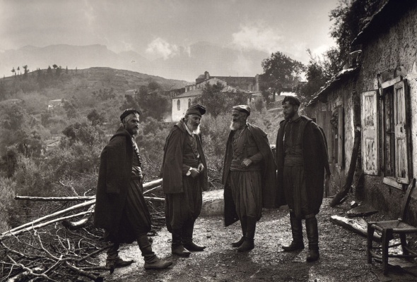 Cretan men in the 1920s. Photo by Fred Boissonas 
