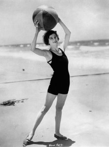 An Annette Kellerman swimsuit from the 1920s