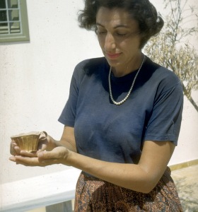 Betty Grossman at Mycenae, 1958